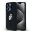 Karl Lagerfeld KLHMP15LSCMKCRHK iPhone 15 Pro 6.1 czarny/black hardcase Silicone Karl & Choupette MagSafe